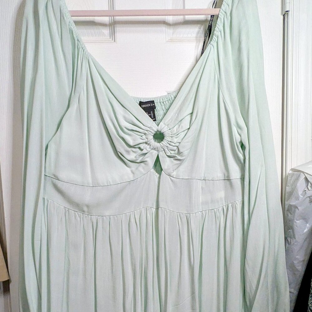Mint Green Flowy Dress